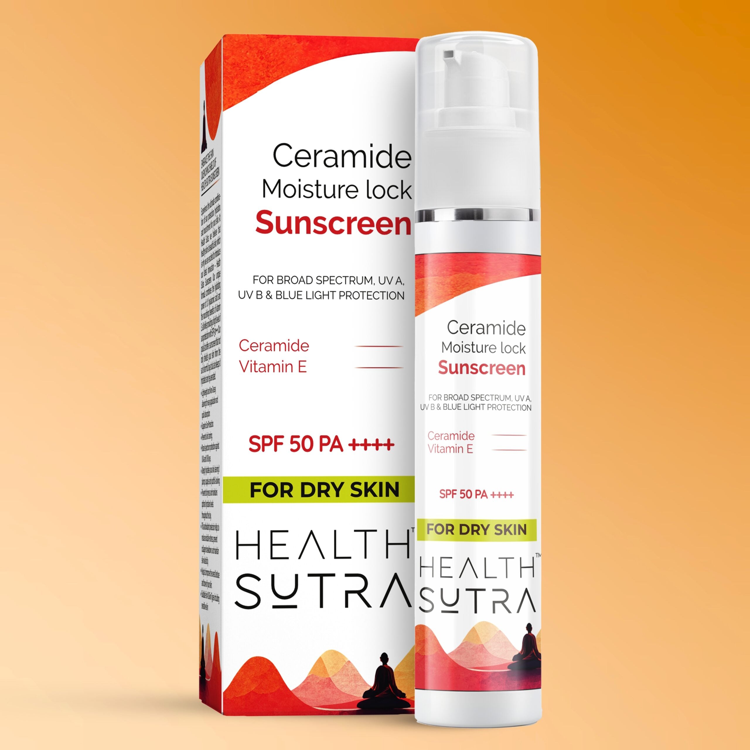 Ceramide Moisture-Lock Sunscreen with Vitamin E - 50g